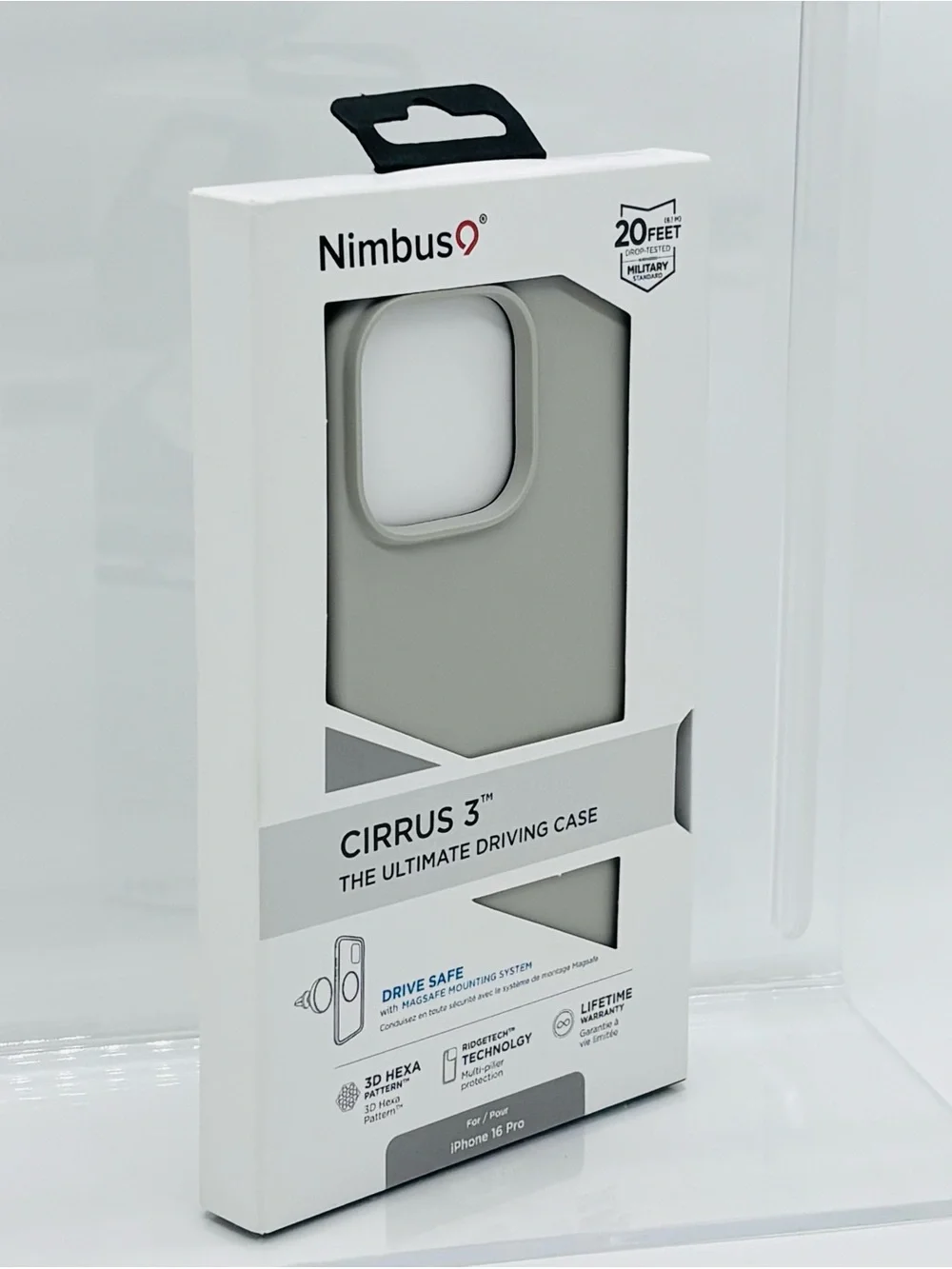 Nimbus9 iPhone 16 Pro Cirrus 3 Titanium MagSafe Case 20 Ft Drop Protection New